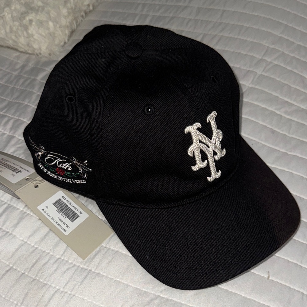 Kith x '47 For The New York Mets Heavy Twill Franchise Ls Cap 'Black'